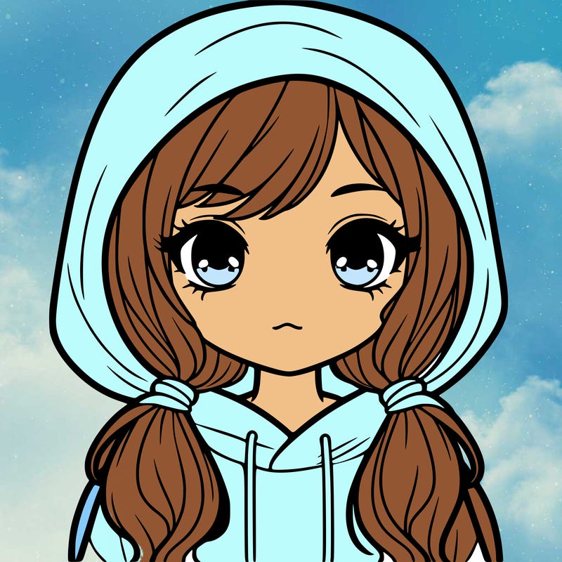 girl with hoodie