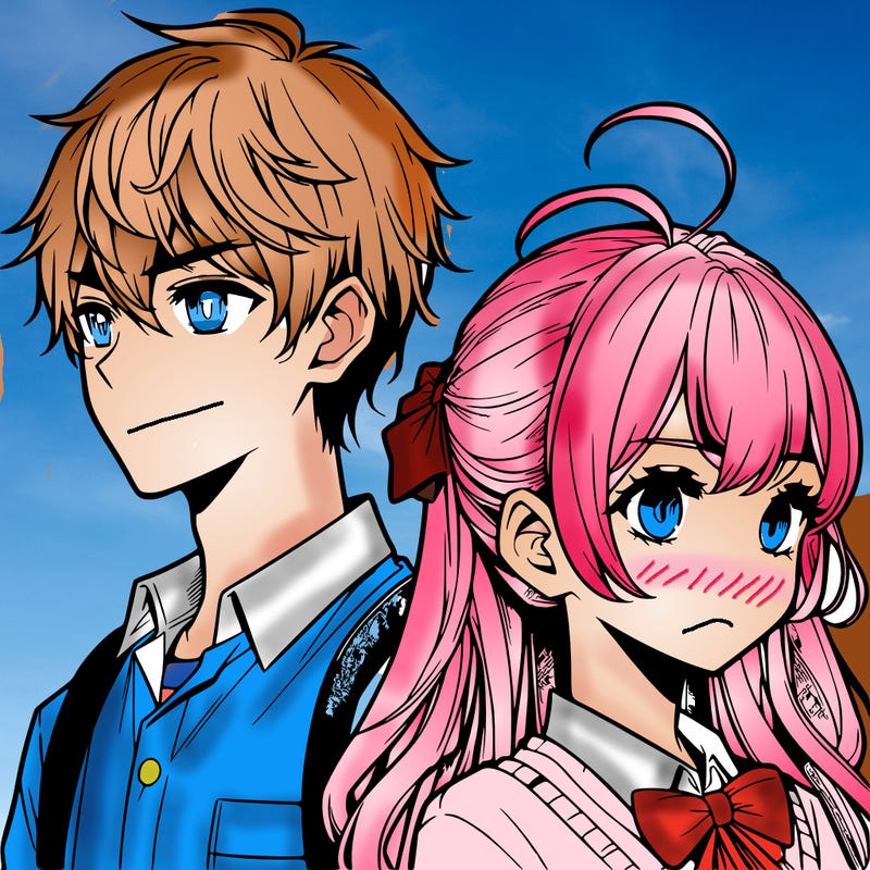 manga boy and girl