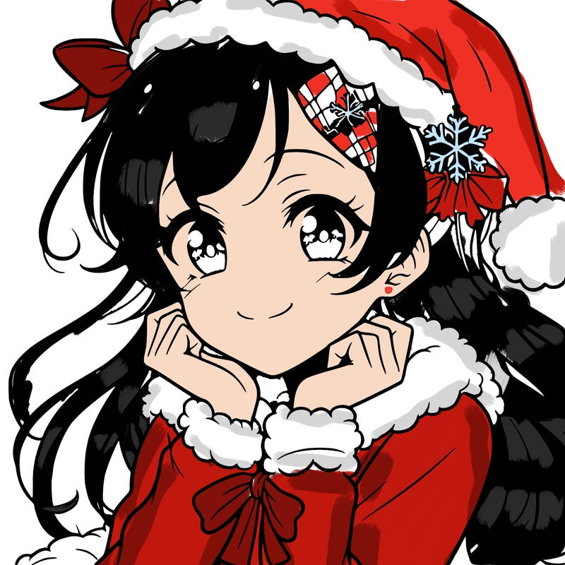 christmas girl anime