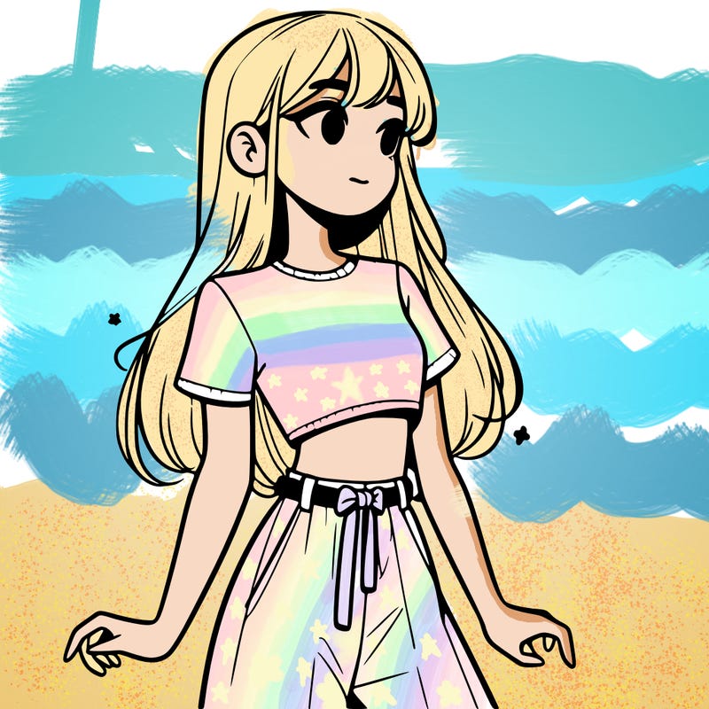 girl in a cute crop top