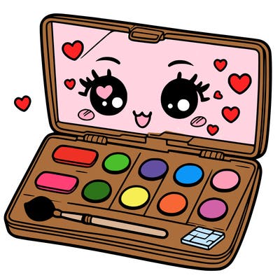 makeup pallet
