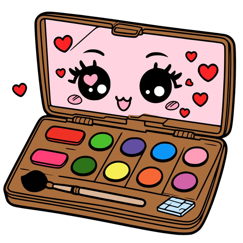 makeup pallet