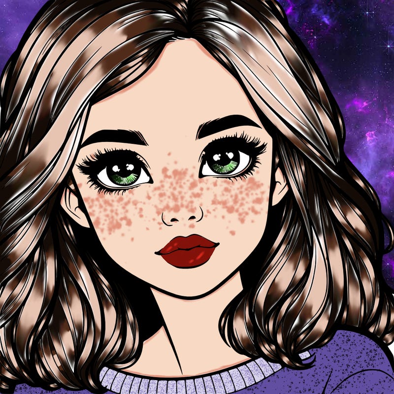 realistic girl whith cute eyes