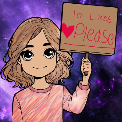 realistic girl holding up a sign