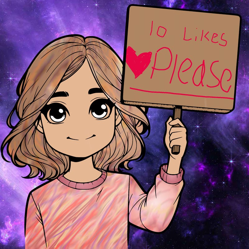 realistic girl holding up a sign