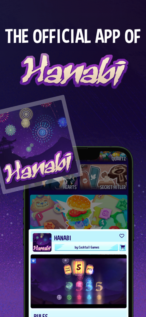 Boardible: Mobile Board Games - Official Hanabi card game available on the Boardible mobile app