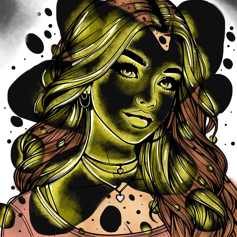 detailed realistic girl