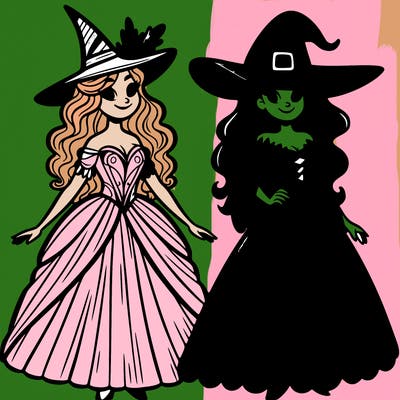 glinda and alphiba