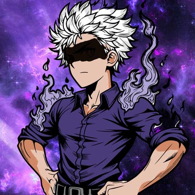 realistic manga man of fire