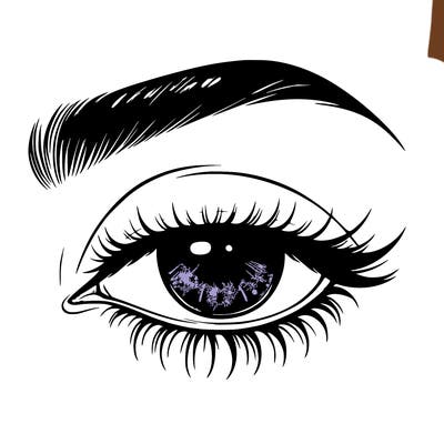 eye closed realistic