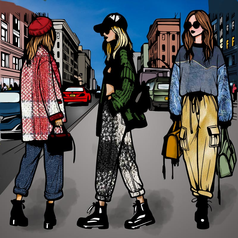 street style fashion realistic girl