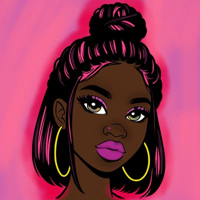 realistic black girls