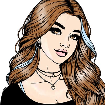 detailed realistic girl