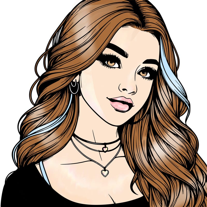 detailed realistic girl
