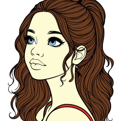 beautiful realistic girl