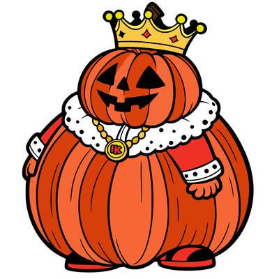 a fat pumpkin king