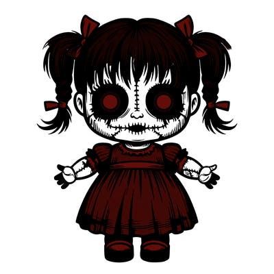 creepy doll