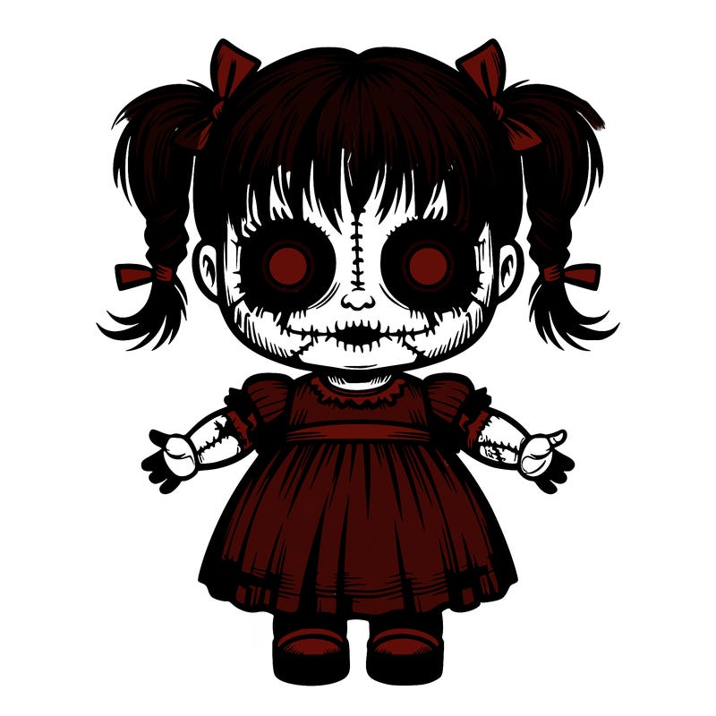 creepy doll