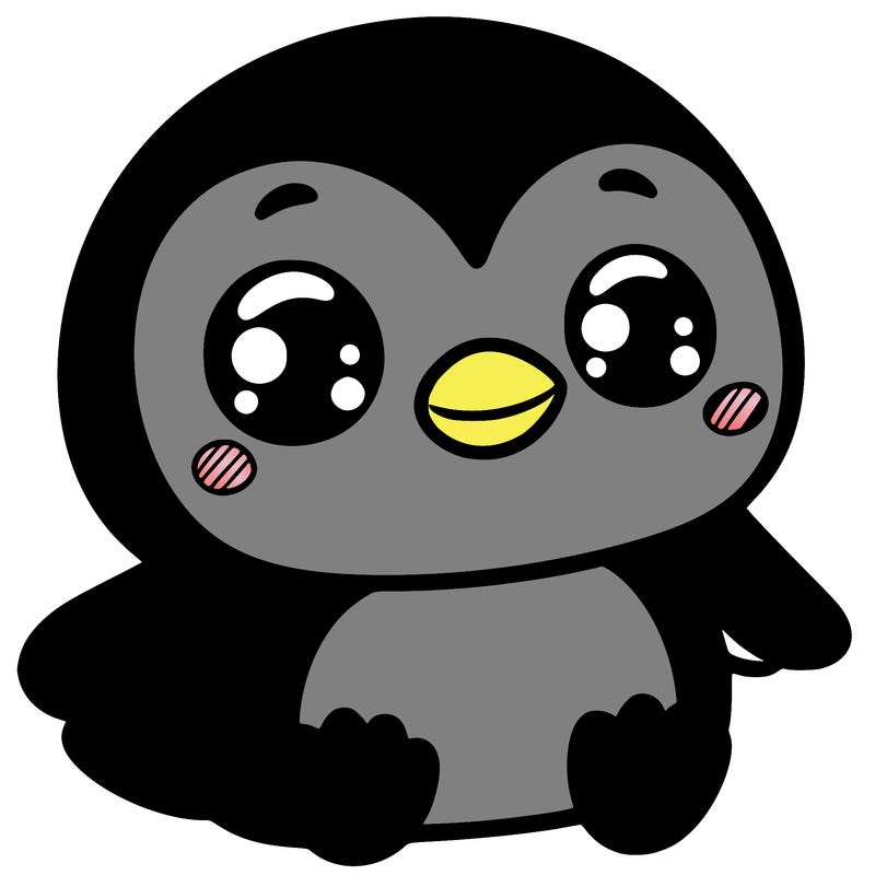 cute cartoon penguin