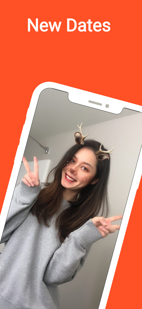 Lovevite 红叶故事 Asian Dating - A young Asian woman profile photo on the Lovevite dating app under the New Dates section