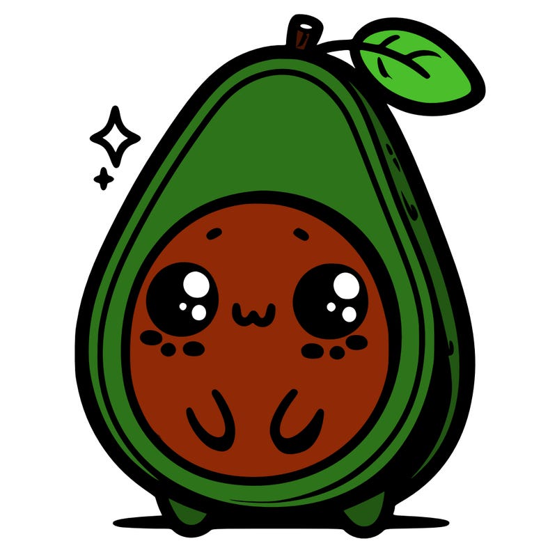 cute avocado
