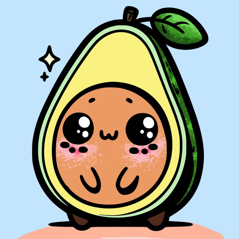 cute avocado