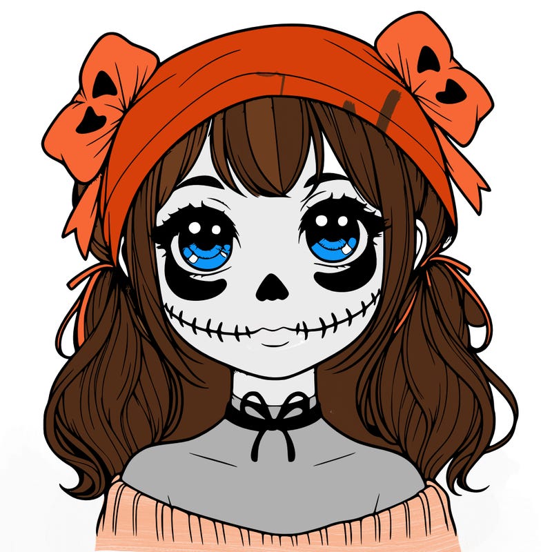 realistic girl halloween
