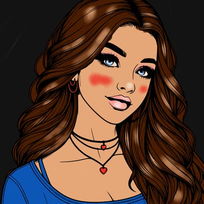 detailed realistic girl