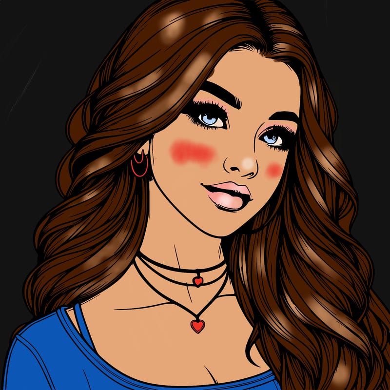 detailed realistic girl