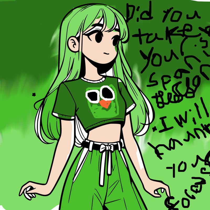 girl in a cute crop top