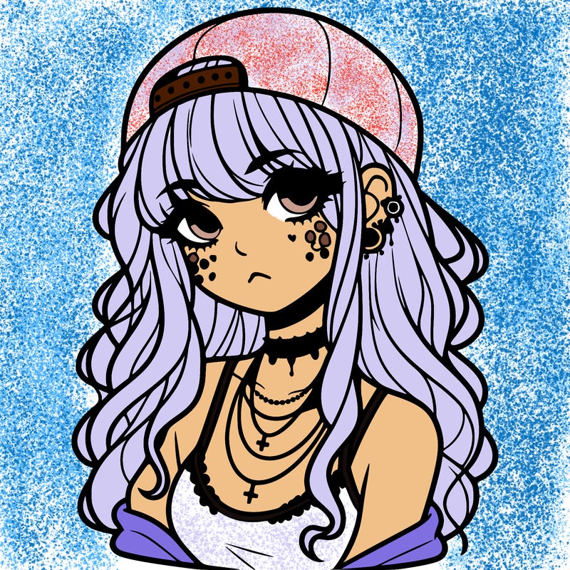 scene girl aesthetic