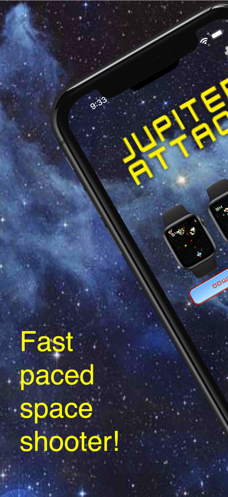 Jupiter Attack - Jupiter Attack retro space shooter on iPhone and Apple Watch