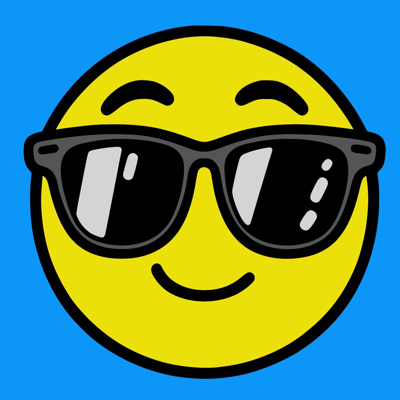 emoji with sunglasses
