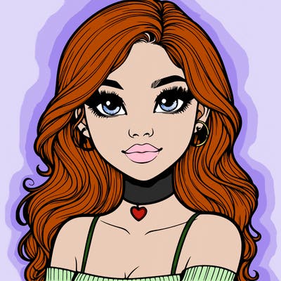 realistic pretty girl