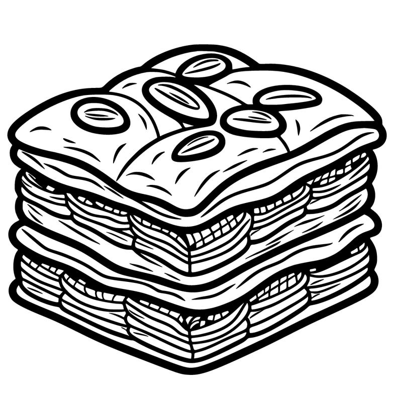 a baklava of food