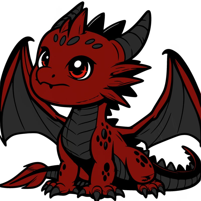 fierce baby night dragon