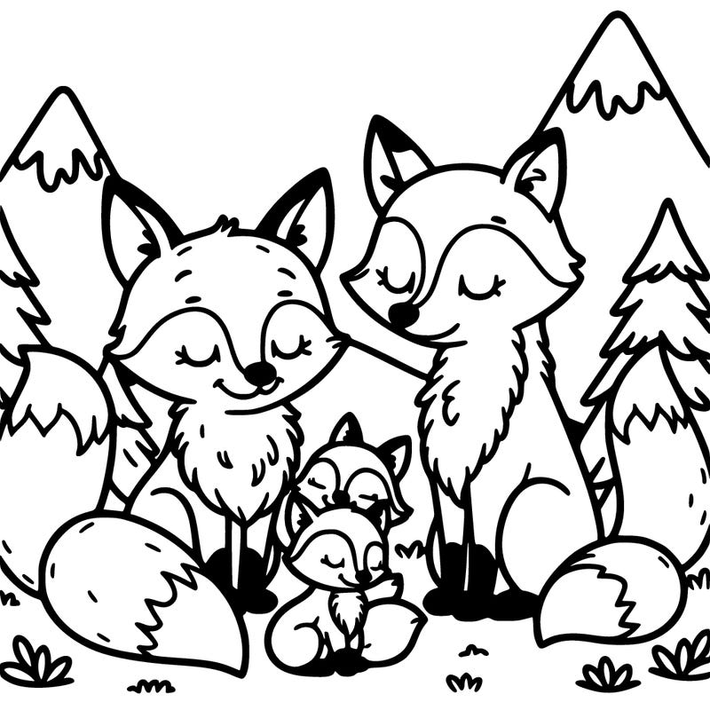 fox family