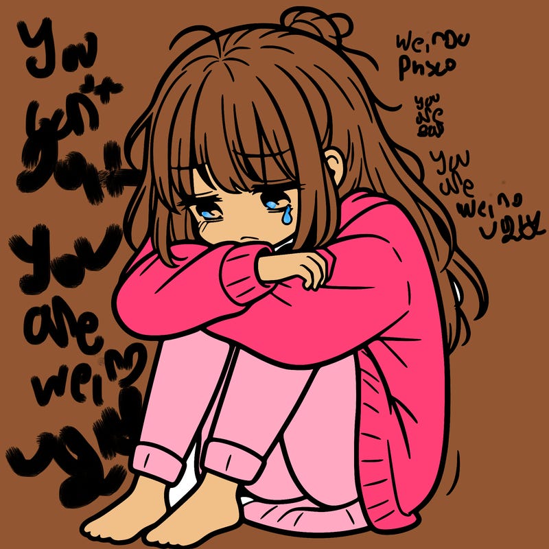 depressed girl
