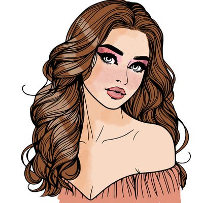 beautiful realistic girl