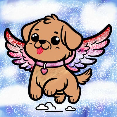 dog with wings