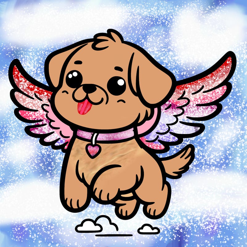 dog with wings