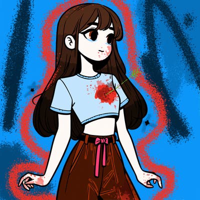 girl in a cute crop top