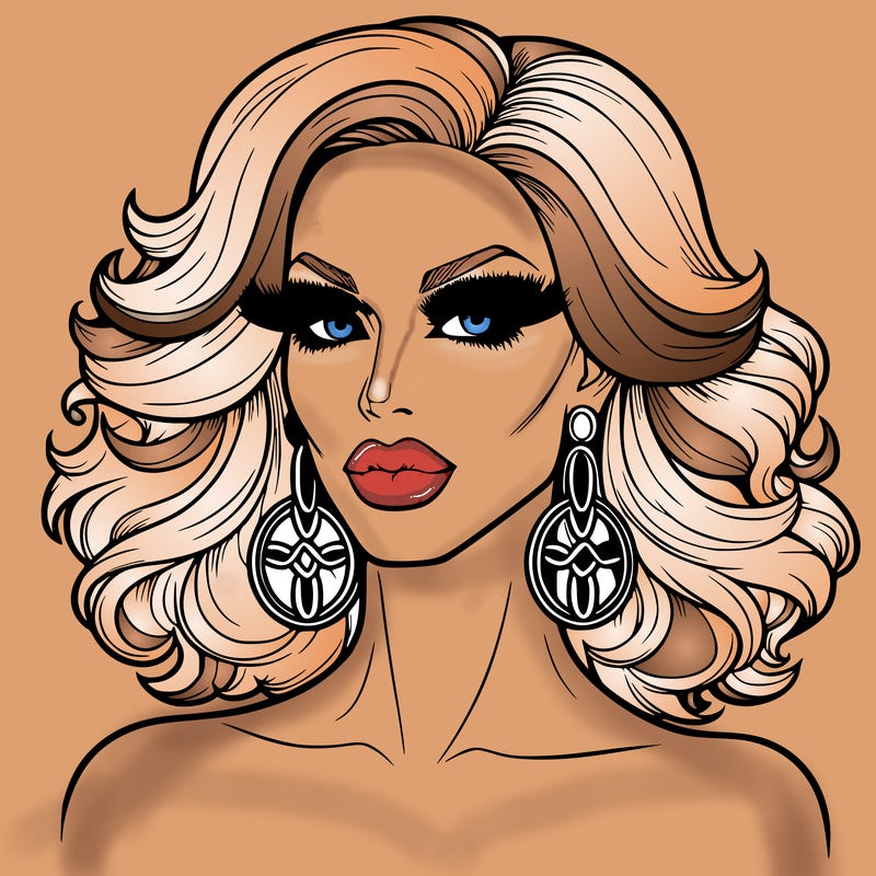 realistic drag queen
