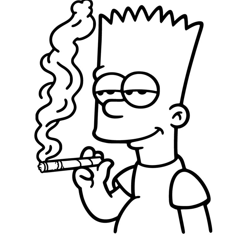 bart smoking