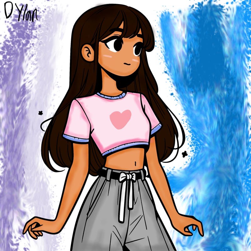 girl in a cute crop top
