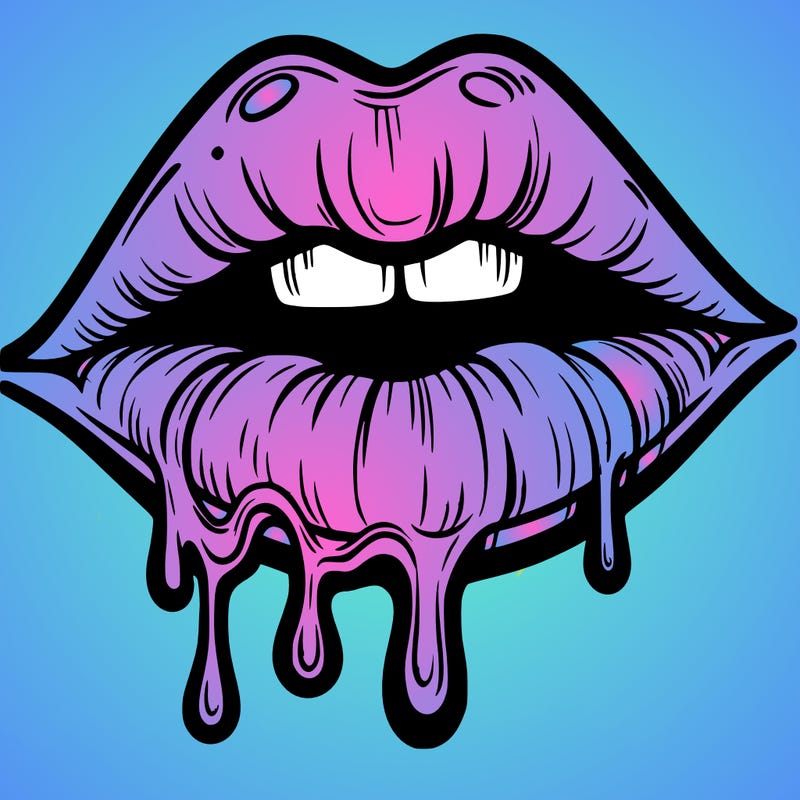 lips that look realistic and drip