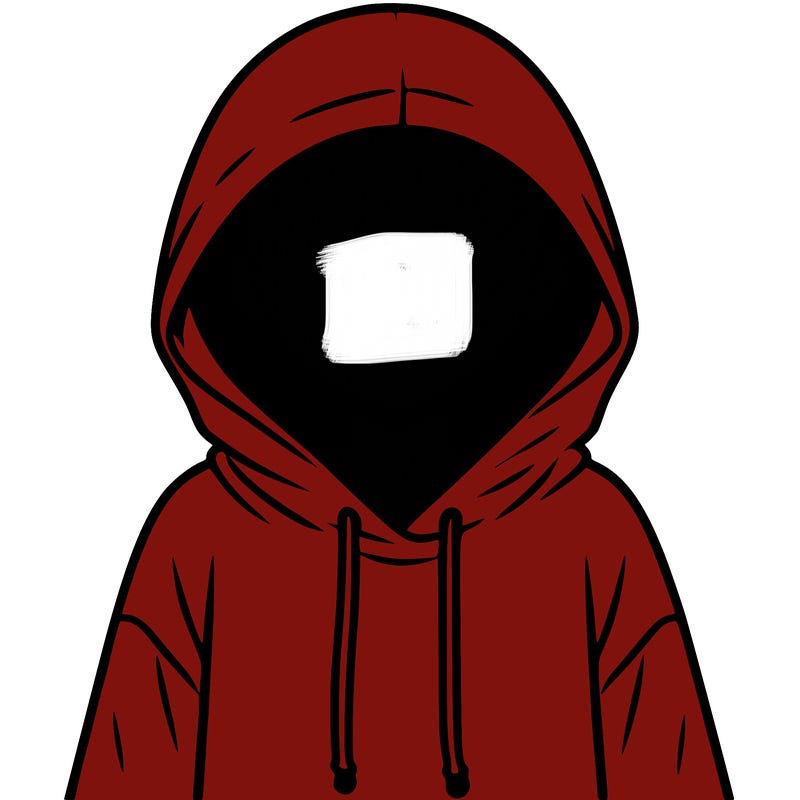 faceless girl in hoodie