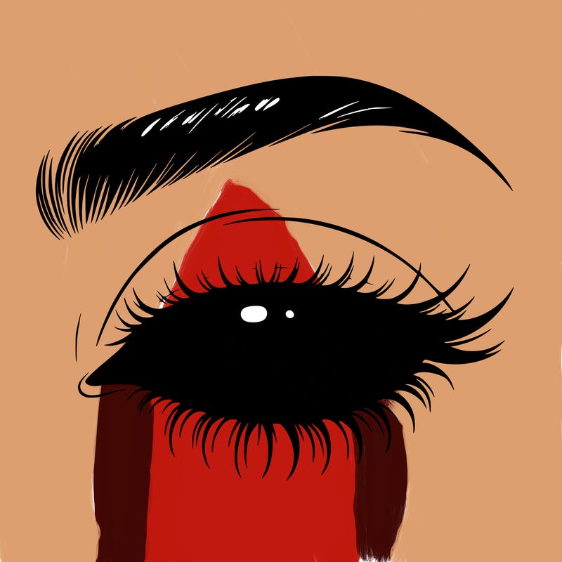 eye closed realistic