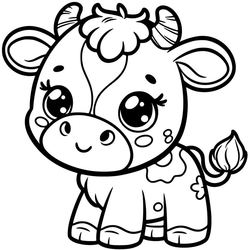 cute baby cow