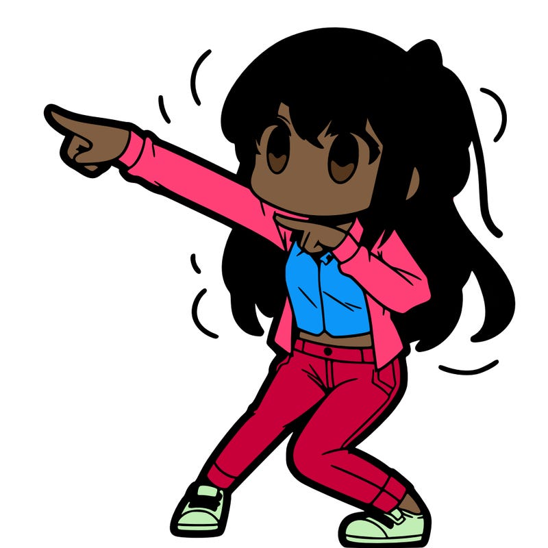 anime person dancing